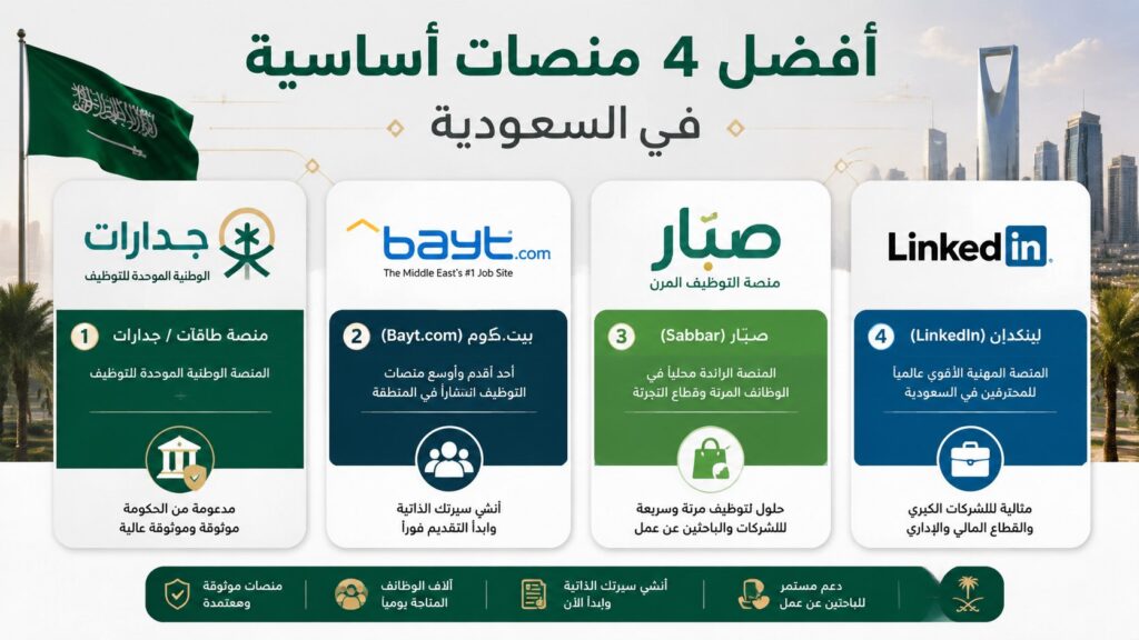 أفضل مواقع نشر السير الذاتية في السعودية: دليل شامل للوصول إلى الوظيفة المناسبة